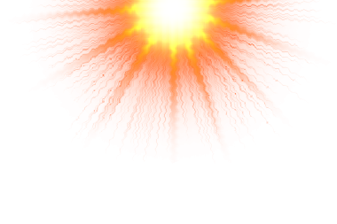 Güneş ışığı etkisi, parlayan güneş ışığı elementi, renkli ışınlar, güneş ışınları png