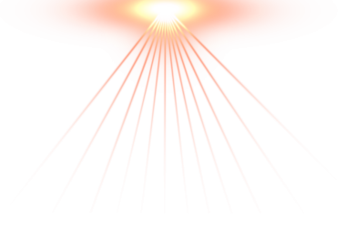 Güneş ışığı etkisi, parlayan güneş ışığı elementi, renkli ışınlar, güneş ışınları png