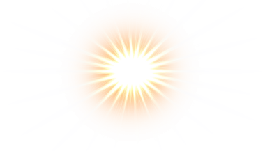 Güneş ışığı etkisi, parlayan güneş ışığı elementi, renkli ışınlar, güneş ışınları png