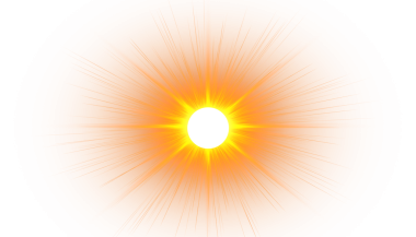 Güneş ışığı etkisi, parlayan güneş ışığı elementi, renkli ışınlar, güneş ışınları png