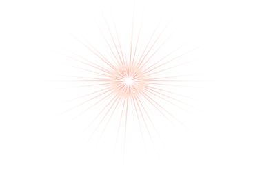 Soyut renkli Işık Patlaması, şeffaf arkaplanda güneş ışığı tasarımı