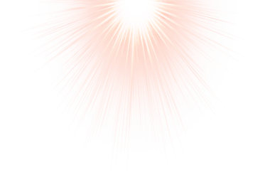 Soyut renkli Işık Patlaması, şeffaf arkaplanda güneş ışığı tasarımı