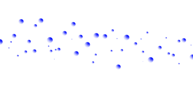 Saydam arkaplanda renkli 3D küreler soyut top.