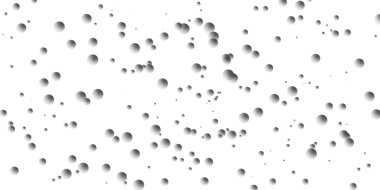 Saydam arkaplanda renkli 3D küreler soyut top.