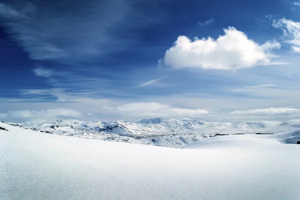 Zimní mountain view — Stock fotografie