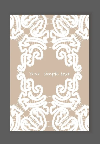 Beyaz bobin dantel vektör arka plan dokusu tüm