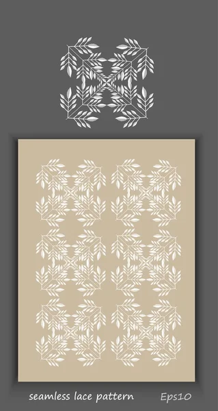 Beyaz seamless modeli bobin dantel vektör doku arka plan için tüm.