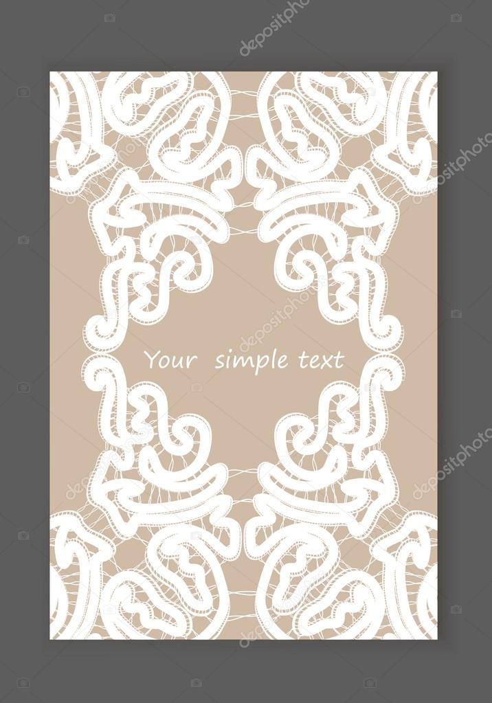 White bobbin lace vector background texture for all