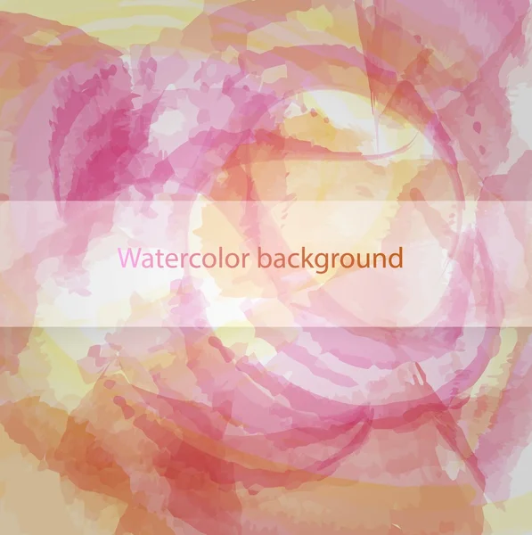 Soyut vektör suluboya arka plan. Renkli şablonu. EPS 10.