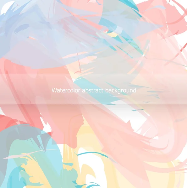 Soyut vektör suluboya arka plan. Renkli şablonu. EPS 10.