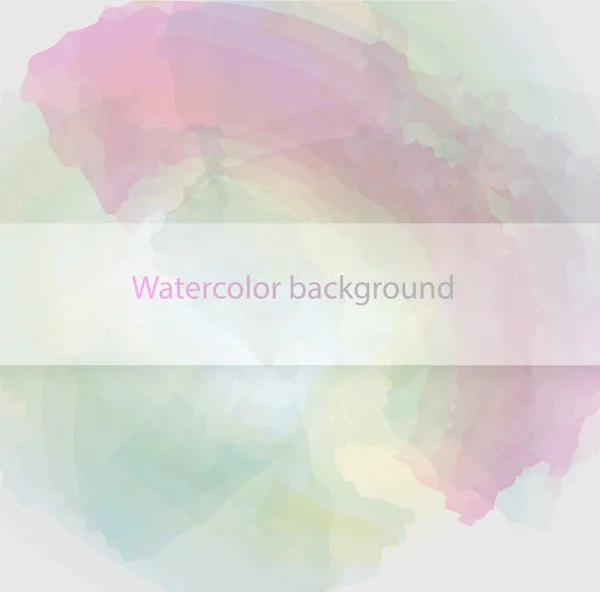 Soyut vektör suluboya arka plan. Renkli şablonu. EPS 10.