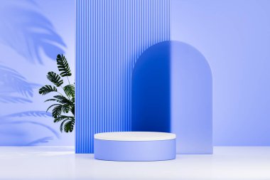 Cilt bakımı ya da parfüm için yaz temalı bir sahne..