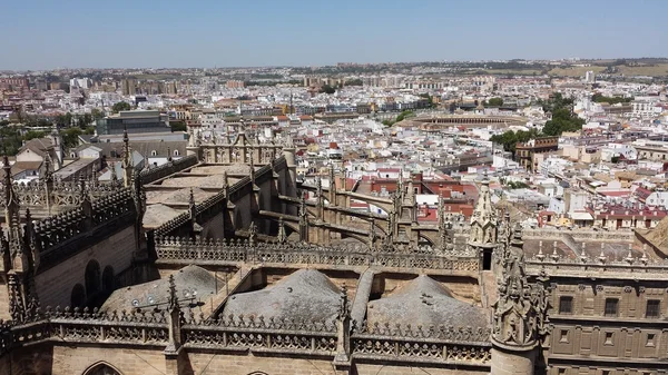 Sevilla ovanifrån, Spanien — Stockfoto