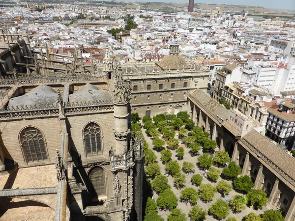 Sevilla felülről, Spanyolország — Stock Fotó