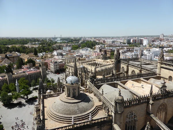 Sevilla felülről, Spanyolország — Stock Fotó