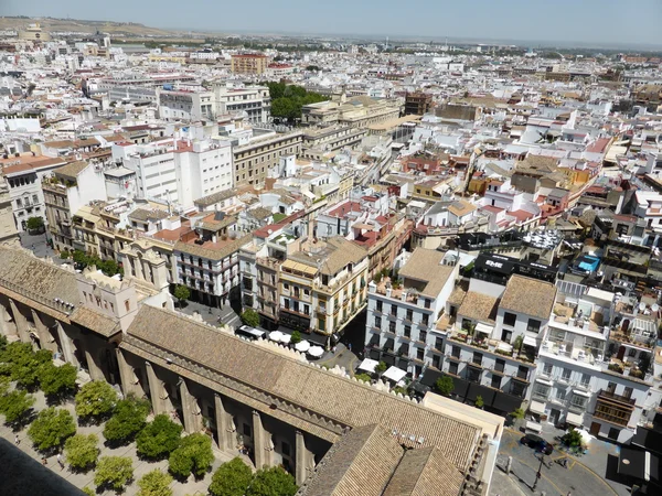 Sevilla felülről, Spanyolország — Stock Fotó