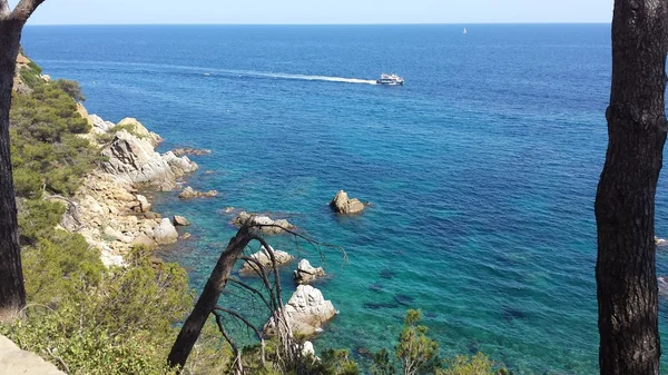 Côte Lloret De Mar, Costa Brava, Espagne — Photo