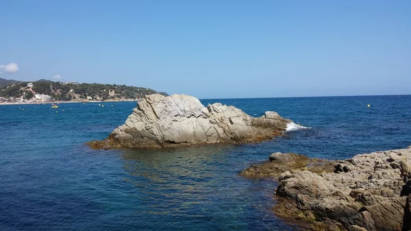 Coast Lloret De Mar, Costa Brava, Espanha — Fotografia de Stock