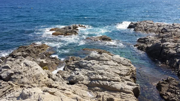 Küste lloret de mar, costa brava, spanien — Stockfoto