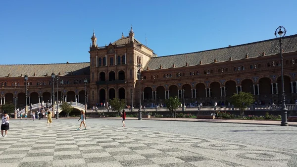 Plaza de Espana στη Σεβίλλη, Ισπανία. — Φωτογραφία Αρχείου