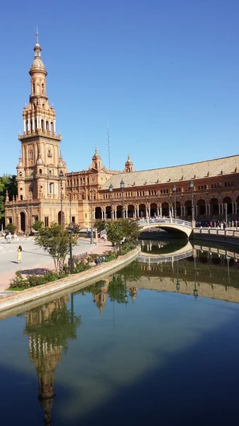 İspanya, Seville 'deki Plaza de Espana. — Stok fotoğraf