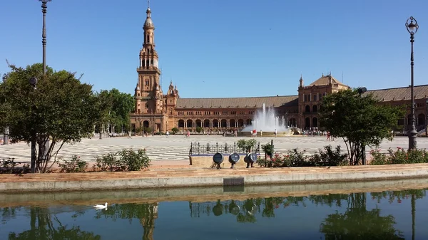 Plaza de España en Sevilla, España. — Foto de Stock