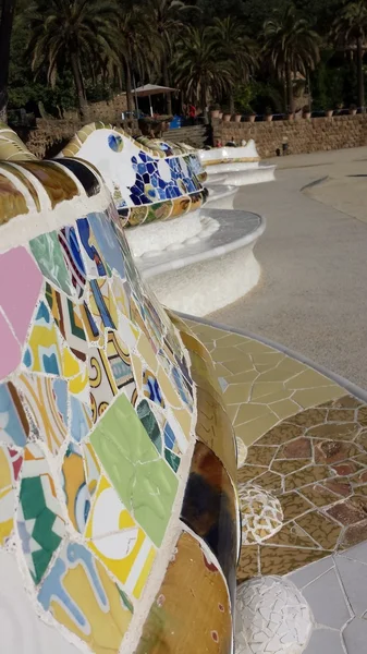 Barselona, İspanya 'da Park Guell