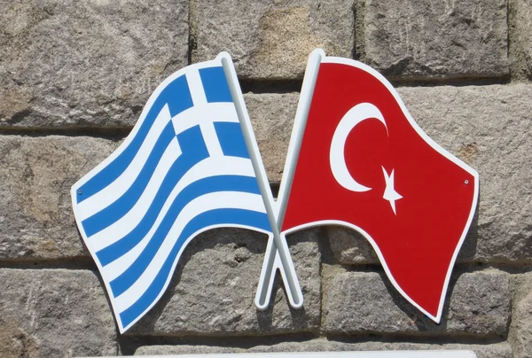 Flag of Greece and Turkey