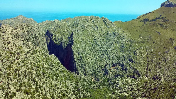 Catena Montuosa Della Serra Tramuntana Maiorca Spagna — Foto Stock