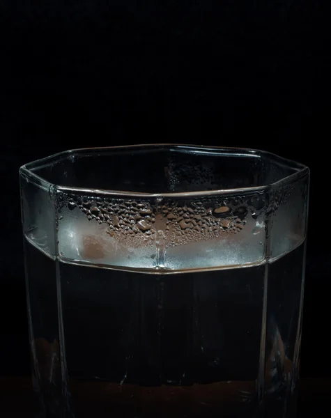 Egy pohár forró vízzel — Stock Fotó