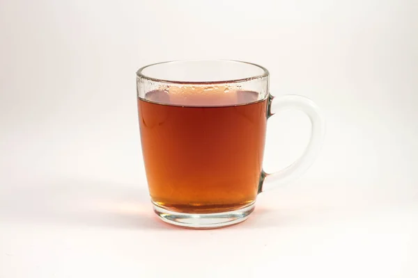 白地に黒茶のカップ — ストック写真
