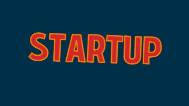 Gürültülü bir stop-motion efektiyle dinamik animasyon metin açılışı.