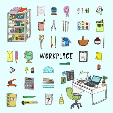 Çalışma alanı ileti örneği ile. Küme doodle.