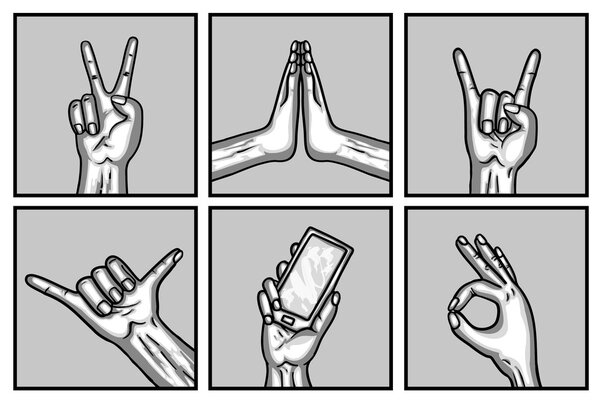 Жесты руками и их значение с картинками молодежные