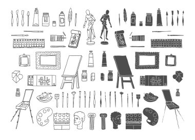 Sanatçı temini, ressam araçları