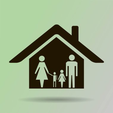 Aile kutsal kişilerin resmi arka plan 