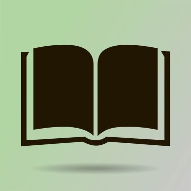 Kitap simgesini arka plan 