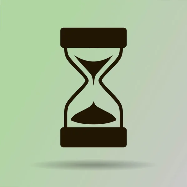 Icono de diseño reloj de arena — Vector de stock