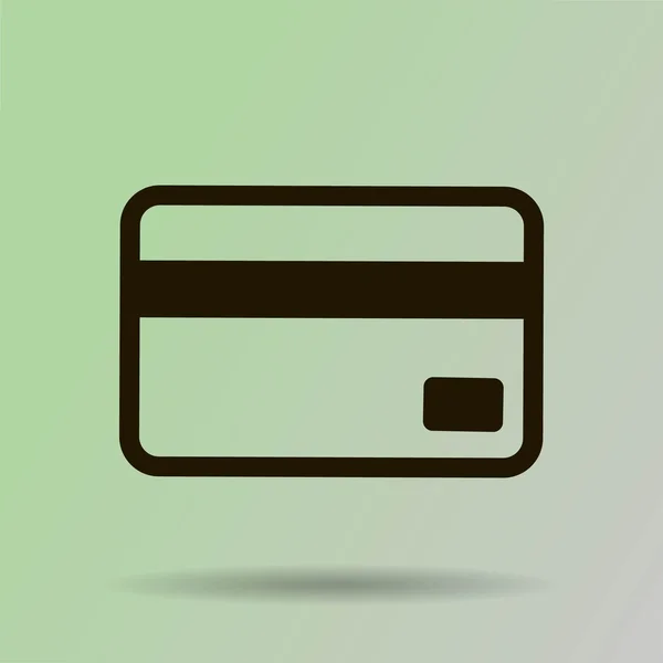 Ícone de cartão de crédito —  Vetores de Stock