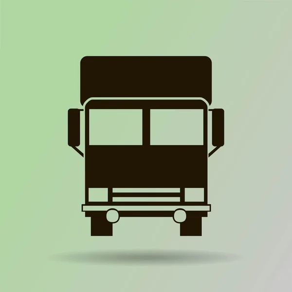 Ilustração ícone caminhão —  Vetores de Stock