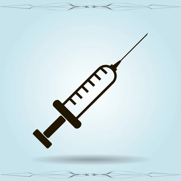 Injektionssprutor ikon illustration — Stock vektor