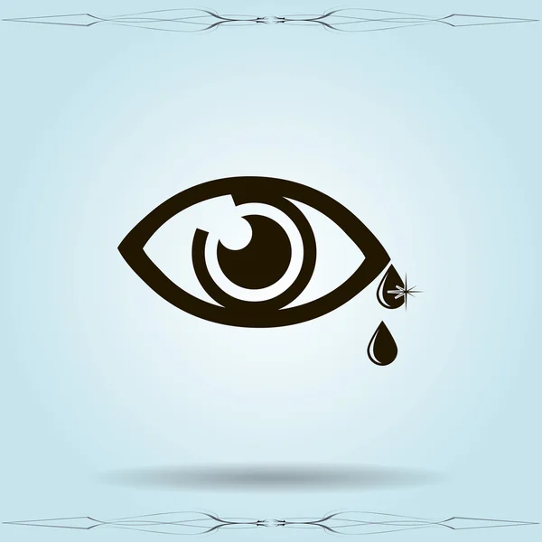 Icono de signo ocular — Archivo Imágenes Vectoriales