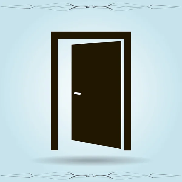 Kapılar web simgesi — Stok Vektör
