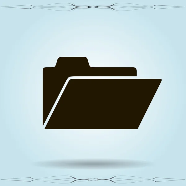 Folder icon illustration — Stock Vector