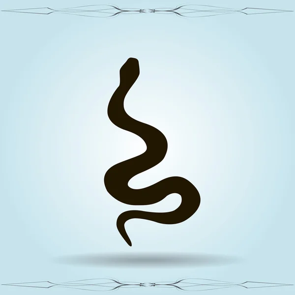 Snake icon illustration — Stock Vector