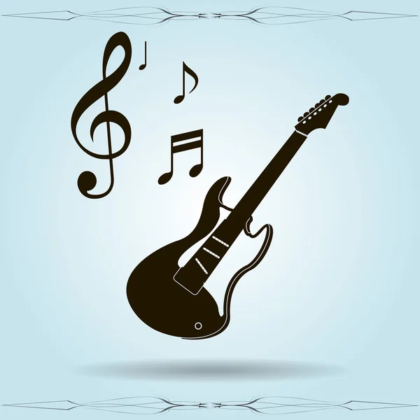 Icono del instrumento musical — Vector de stock