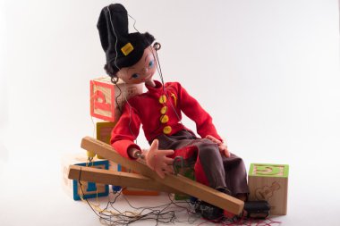 A Bellhop Marionette clipart