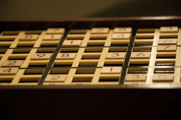 Ahşap Sudoku tahtası