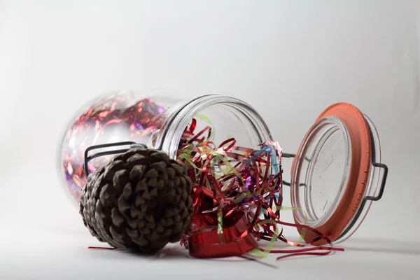 Tinsel bir kavanoz içinde