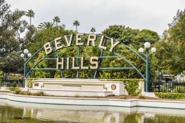 Los Angeles Beverly Hills Gardens Park işareti